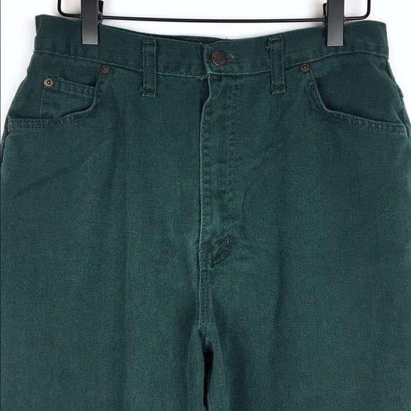 VINTAGE Mom Jeans USA Ultra High Waist Mom Dark Academia Retro Size 14 Average - Picture 2 of 9